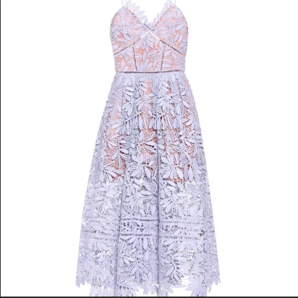 Self Portrait Lace Azaelea Midi Dress